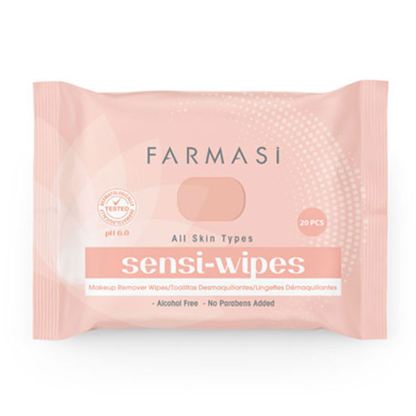 دستمال مرطوب پاک کننده آرایش Sensi-Wipes فارماسی